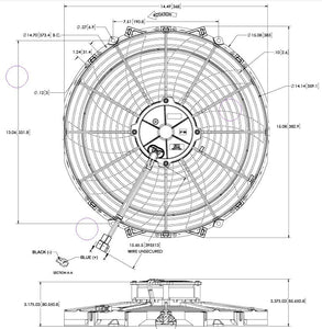 MARADYNE 14IN CHAMPION SERIES 12V FAN | M142K