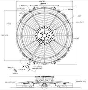 MARADYNE 14IN CHAMPION SERIES 12V FAN | M146K