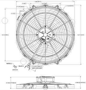 MARADYNE 16IN CHAMPION SERIES 12V FAN | M162K