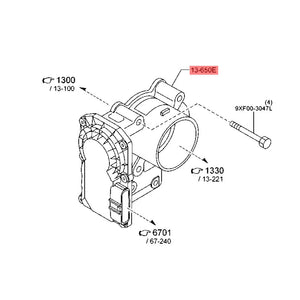 MAZDA THROTTLE BODY | TBO-233