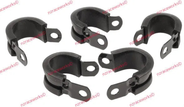 NZRW CUSHIONED P-CLIPS | RWF-158-6MM-CLAMP-NZRACEWORKS-Autoignite NZ