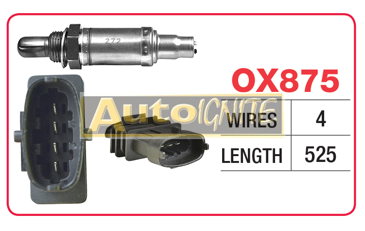 OXYGEN SENSOR - GMH 4 WIRE | OX307