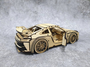 PORSCHE 3D CONSTRUCTION KIT | 911 GT3 | PICKYPO-GT3-PT-300MM