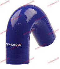 Load image into Gallery viewer, RACEWORKS 135 ELBOW 2&#39;&#39; (51MM) BLUE | SHE-135-200BE-SILICONE ELBOW-NZRACEWORKS-Autoignite NZ
