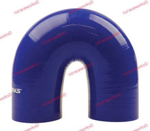 Load image into Gallery viewer, RACEWORKS 180 ELBOW 1.5&#39;&#39; (38MM) BLUE | SHE-180-150BE-SILICONE ELBOW-NZRACEWORKS-Autoignite NZ
