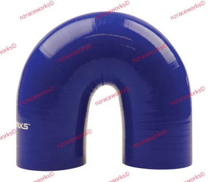 RACEWORKS 180 ELBOW 1.5'' (38MM) BLUE | SHE-180-150BE-SILICONE ELBOW-NZRACEWORKS-Autoignite NZ