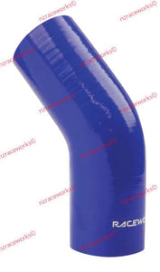 RACEWORKS 45 ELBOW 0.5'' (13MM) BLUE | SHE-045-050BE-SILICONE ELBOW-NZRACEWORKS-Autoignite NZ