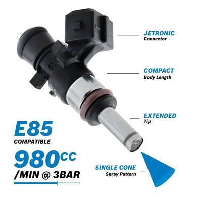 RACEWORKS 980CC BOSCH INJECTOR E85 | INJ-208