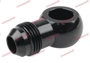 RACEWORKS ALLOY BANJO FITTING AN-4 10.5MM | RWF-718-04ABK-BANJO-NZRACEWORKS-Autoignite NZ