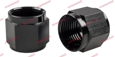 RACEWORKS AN-10 ALUMINIUM TUBE NUT (PK2) | RWF-818-10BK-HOSE FITTINGS-NZRACEWORKS-Autoignite NZ