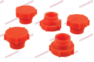 RACEWORKS AN-6 PLASTIC PLUG 5PK | RWF-806-06PL-HOSE FITTING-NZRACEWORKS-Autoignite NZ