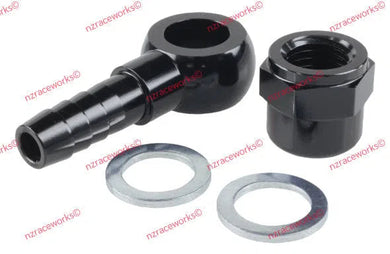 RACEWORKS AN BANJO FITTINGS | RWF-807-044-05BK-AN FITTINGS COLLECTION-NZRW-Autoignite NZ