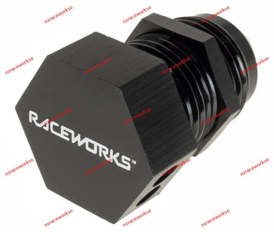 RACEWORKS AN BOLT IN BREATHER BULKHEADS | RWF-777-10BK-AN FITTINGS COLLECTION-NZRW-Autoignite NZ