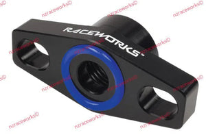 RACEWORKS AN TURBO DRAINS | RWF-463-01BK-AN FITTINGS COLLECTION-NZRW-Autoignite NZ