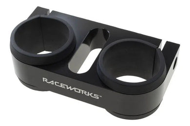 RACEWORKS BILLET TWIN PUMP BRACKET - PIERBURG/TI AUTOMOTIVE | ALY-055BK