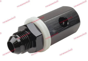 RACEWORKS BOLT IN ROLL OVER VALVE / VENT AN-8 | RWF-611-08BK-VALVE-NZRACEWORKS-Autoignite NZ