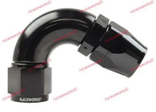 Load image into Gallery viewer, RACEWORKS CUTTER HOSE FITTING AN-10 120 DEG | RWF-104-10BK-HOSE FITTING-NZRACEWORKS-Autoignite NZ
