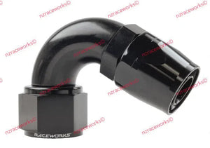 RACEWORKS CUTTER HOSE FITTING AN-16 120 DEG | RWF-104-16BK-HOSE FITTING-NZRACEWORKS-Autoignite NZ