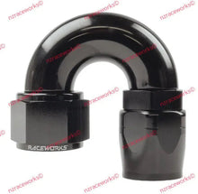 Load image into Gallery viewer, RACEWORKS CUTTER HOSE FITTING AN-16 180 DEG | RWF-106-16BK-HOSE FITTING-NZRACEWORKS-Autoignite NZ
