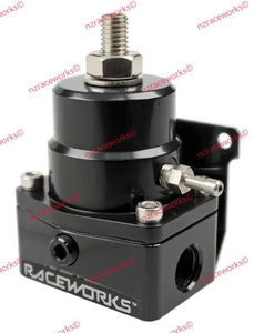 RACEWORKS EFI 700HP 3PORT FUEL PRESSURE REGULATOR AN-6 PORTS | FPR-501BK