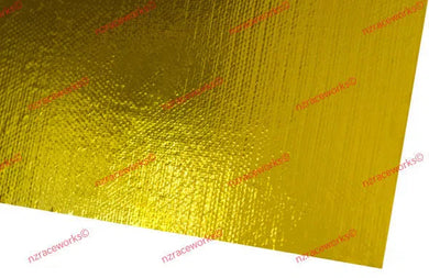 RACEWORKS GOLD REFLECTIVE ADHESIVE HEATPROOF SHEETING | VPR-032