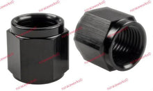 Load image into Gallery viewer, RACEWORKS HARD LINE ALUMINIUM TUBE NUTS &gt; 600 SERIES | RWF-818-06BK-HOSE END-NZRACEWORKS-Autoignite NZ
