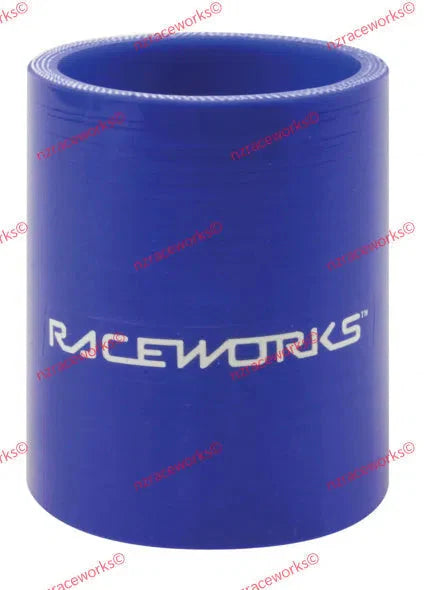 RACEWORKS SILICONE HOSE STRAIGHT 3'' (76MM) X 75MM BLUE | SHS-300BE-SILICONE HOSE STRAIGHT-NZRACEWORKS-Autoignite NZ