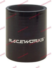 Load image into Gallery viewer, RACEWORKS STRAIGHT 2.25&#39;&#39; (57MM) X 75MM BLACK | SHS-225BK-SILICONE HOSE STRAIGHT-NZRACEWORKS-Autoignite NZ
