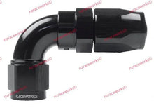 Load image into Gallery viewer, RACEWORKS TAPER HOSE ENDS 90 DEGREES - 110 SERIES | RWF-113-04BK-Hose Ends-NZRACEWORKS-Autoignite NZ
