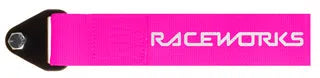 RACEWORKS TOW STRAP FLURO PINK | VPR-021FP