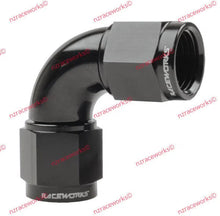 Load image into Gallery viewer, RACEWORKS TOYOTA FLARE SWIVEL AN-3 90 DEG | RWF-133-03BK-HOSE FITTING-NZRACEWORKS-Autoignite NZ
