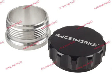 RACEWORKS WELD ON ALUMINIUM FILLER WITH POLISHED CAP | RWF-460-16-A