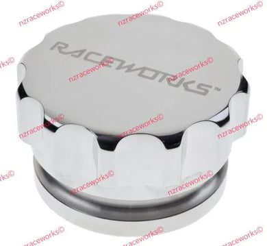 RACEWORKS WELD ON ALUMINIUM FILLER WITH POLISHED CAP | RWF-460-16-A-FILLER-NZRACEWORKS-1in-Female-Polished-Autoignite NZ