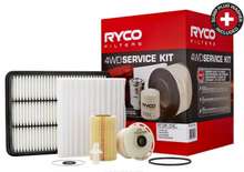 Load image into Gallery viewer, 4X4 AND PASSENGER VEHICLE SERVCE KITS | OIL, AIR &amp; FUEL FILTERS | RYCO
